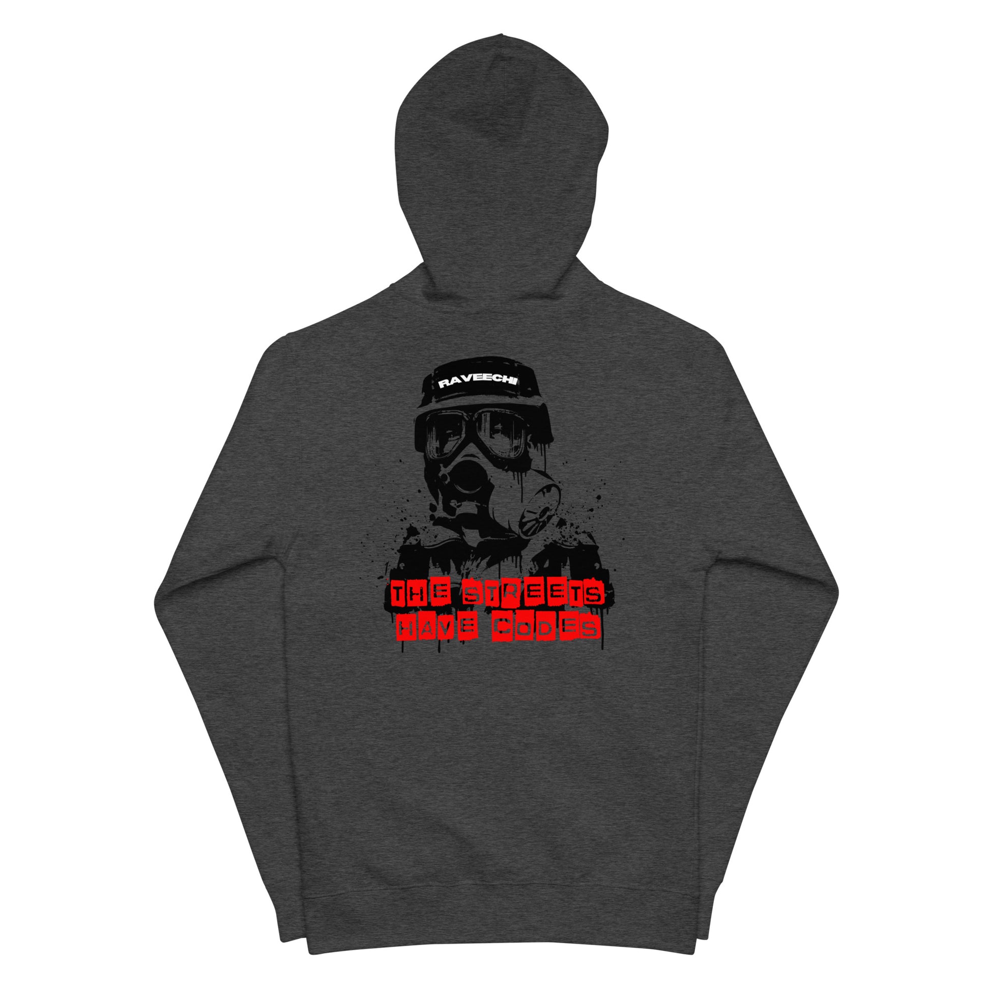 Streets Have Codes (zip-up hoodie) - RAVEECHI.SHOP